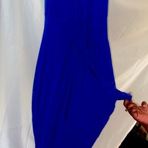 Royal blue dress